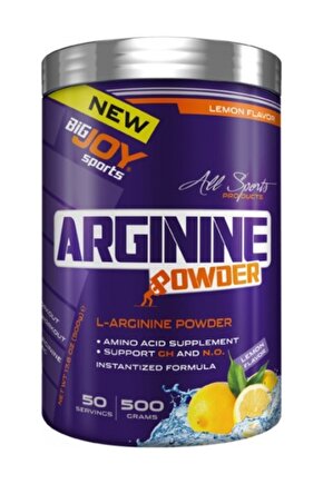 Bigjoy Arginine Powder 500 gr - Limon Aromalı