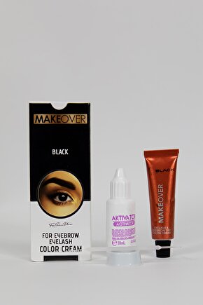 Makeover Black Kaş Kirpik Boyası Siyah