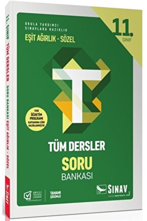 11. Sınıf Tüm Dersler Eşit Ağırlık Sözel Soru Bankası