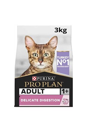 Pro Plan Delicate Seçici Kediler Için Hindili Kedi Maması 3 kg