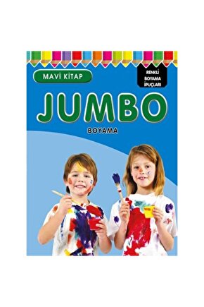Jumbo Boyama - Mavi Kitap kitabı - Parıltı Yayınları