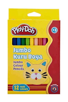 Play-doh 12 Renk Tam Boy Jumbo Kuruboya Ku004