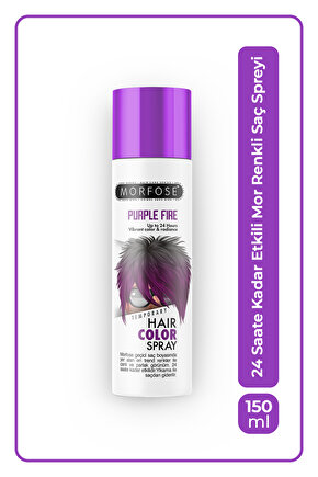 Hair Color Spray 150ml Purple Fire Renkli Saç Spreyi