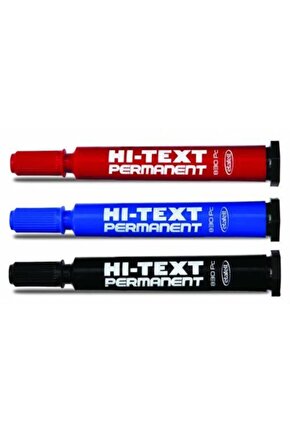 Hı-text 830 Pc Kesik Uçlu Permanent Marker Koli Kalemi 3 Renk