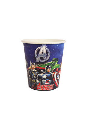 Avengers Kağıt Bardak 8 Adet Avengers Konsept Doğum Günü Parti Malzemeleri