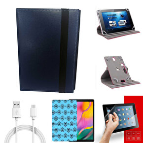 Samsung Galaxy Tab A SM-T580 10.1 HD Nano Cam+Üniversal Tablet Kılıfı+Sarj Kablosu Seti