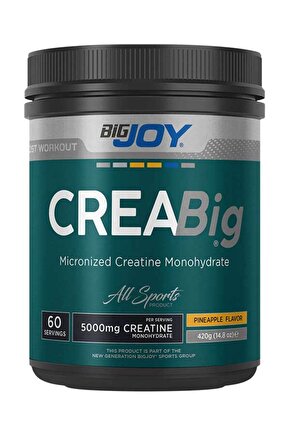 Creabig Creatine Monohydrate 420gr Ananas %100 Mikronize Kreatin