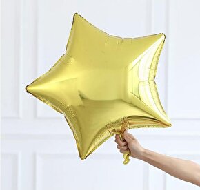 GOLD Yıldız Folyo Balon 18 İNÇ 45cm 1 adet