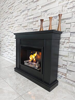 BLUEFLAME CLASSICAL BLACK BACASIZ ŞÖMİNE