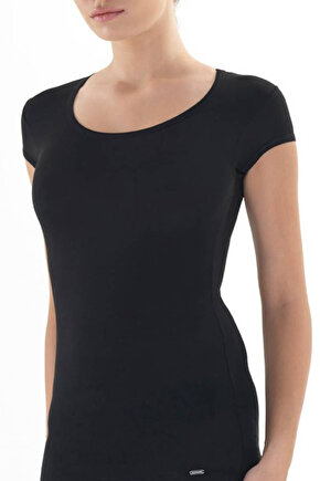 Blakspade Silver Kadın Siyah T-shirt 1622