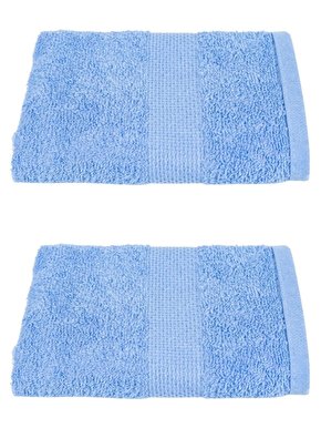 2 Adet Mavi Renk Banyo Havlusu