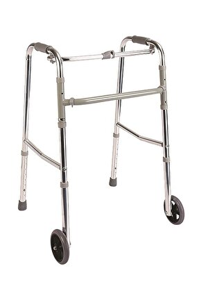 Tekerlekli Walker Yürüteç Hasta Yaşlı Yürüme Desteği Baston Tutamak Destek P551 Sungur Medikal