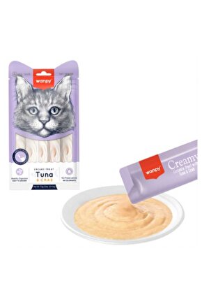 Neo Pet Market Ton Balığı ve Yengeçli Tüy Sağlığı Destekleyici Sıvı Ödül Maması 5 X 14gr