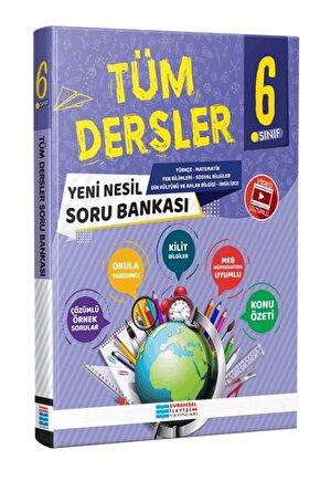 6. Sınıf Tüm Dersler Yeni Nesil Soru Bankası