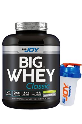 Big Whey Classic Çikolata Aromalı Protein Tozu 72 Servis 2448 gr Sindirim Enzimi Ilaveli