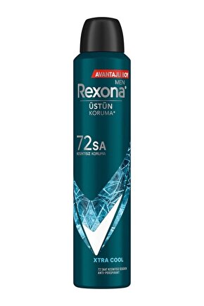 Erkek Deodorant Xtra Cool 72 Saat Kesintisiz Üstün Koruma 200 Ml