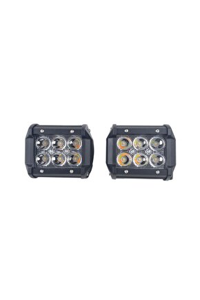 Sis Lambası 6led Dual Color 18w Takım  Lass280