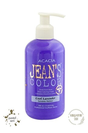 Jeans Color Lavanta Havası 250 Ml.cool Lavender Pastel Amonyaksız Balyaj Renkli Saç Boyası