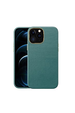 Newface iPhone 13 Pro Kılıf Label Kapak - Yeşil