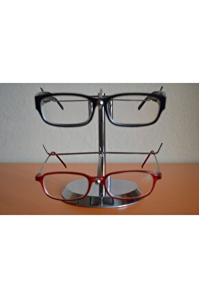 Gözlük Standı Düzenleyecı Organizer 2 Lı Krom