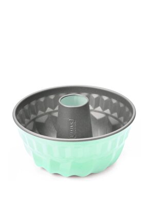 Colour Borulu Kek Kalıbı Su Yeşili Renk 22 Cm