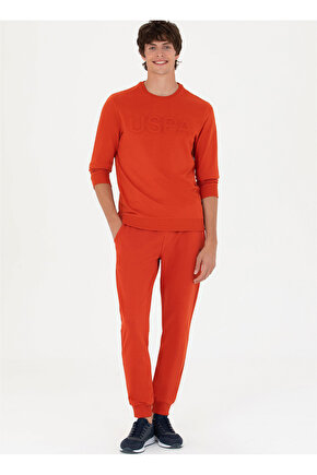 U.S. Polo Assn. Normal Bel Slim Fit Kiremit Erkek Eşofman Altı HEROLDSK023