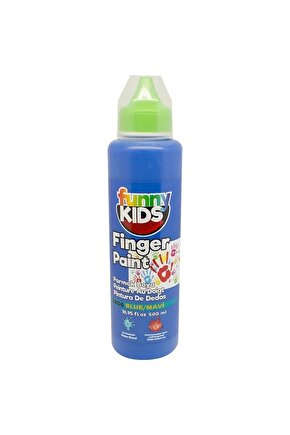 Funny Kids Parmak Boyası 500ml Mavi