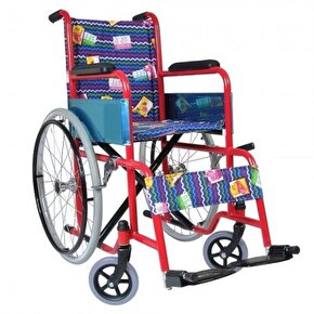 Poylin P970 Renkli Çocuk Tekerlekli Sandalyesi