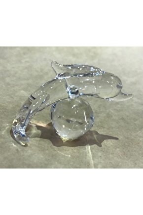 Kristal Obje Yunus 5 Adet 3 cm X 3 cm