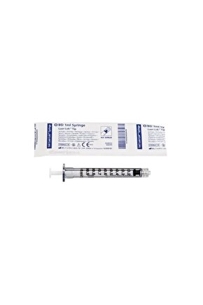 Luer Lock 1ml Şırınga 100 Adet (1 KUTU)