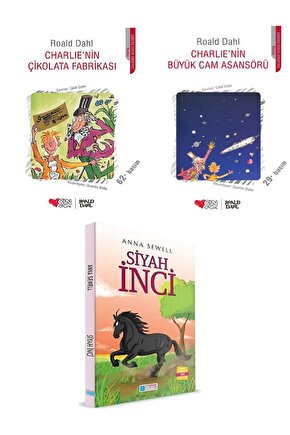 Evrensel Siyah İnci - Roald Dahl Charlienin Çikolata Fabrikası - Charlienin Büyük Cam Asansörü