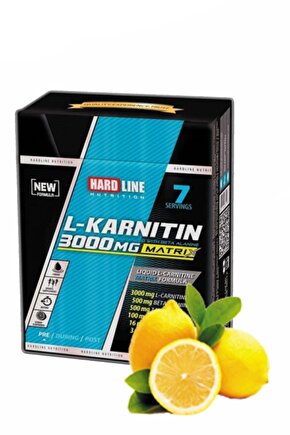 L-karnitin Matrix 3000 Mg 7 Ampul Limon Aromalı Enerji Güç Takviye Performans