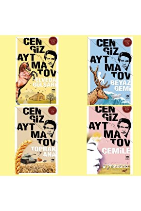 Cengiz Aytmatov 4lü Kitap Seti (elveda Gülsarı, Beyaz Gemi, Toprak Ana, Cemile)