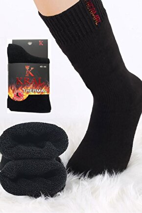 Termal Kışlık Kalın Çorap (tek - Çift) Erkek Kadın Unisex Pamuklu Havlu Çorabı