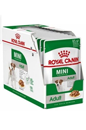 Mini Adult Küçük Irk Pouch Konserve 85 Gr 12 Adet