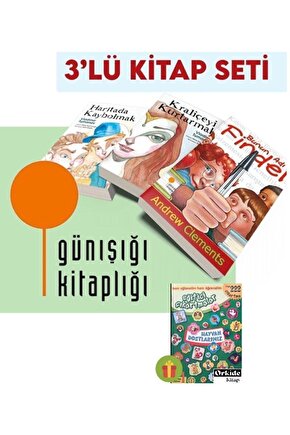 Haritada Kaybolmak - Kraliçeyi Kurtarmak - Bunun Adı Findel - 3lü Set - Andrew Clements