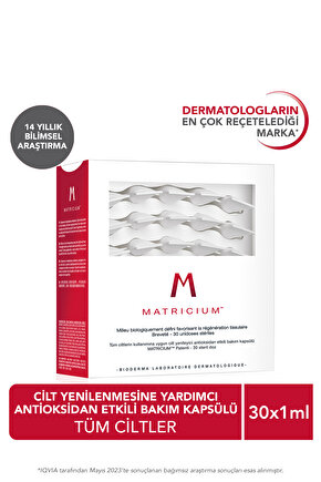 MATRICIUM™ 30 x 1 ml Cilt Yenileyici Antioksidan Etkili Bakım Kapsülü