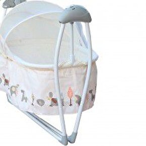 Star Baby Pilli Ve Elektrikli Jolly Beşik Mavi