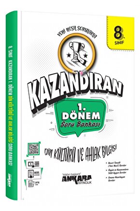 Ankara Yayıncılık Lgs Kazandıran 8.sınıf 1.dönem Din Kültürü Ve Ahlak Bilgisi Soru Bankası