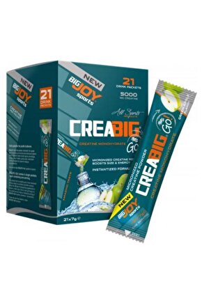 Creabig Go Creatine Monohydrate 21 Adet Saşe %100 Mikronize Kreatin Amino Asit