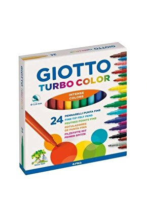 Keçeli Boya Kalemi Turbo Color 24 Renk 4170 00