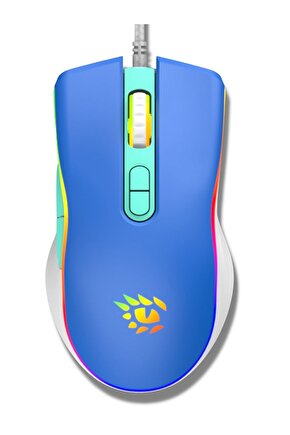 T4-1665 Loot Makro Tuşlu Rgb Işıklı 7200dpi Drag Click Gaming Oyuncu Mouse