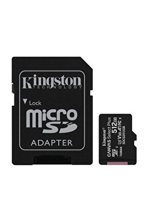 Kıngston 512gb Canvas Select Plus Microsd Kart Cl10 Sdcs2512gb