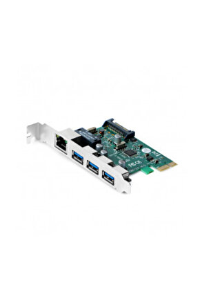 DK-NT-Peglanu3 3x USB3.0 + Gigabit LAN PCIE X1 Ağ Kartı