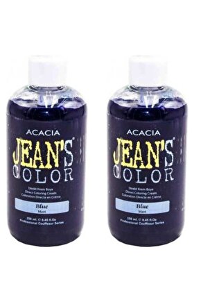 Jeans Color Mavi Saç Boyası 250 ml 2 Adet