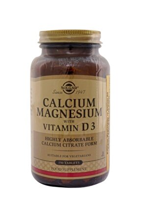 Calcium Magnesium With Vitamin D3 150 Tablet