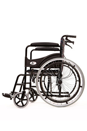 Tekerlekli Sandalye Hasta Transfer Manuel Katlanabilir Sandalye Hasta Bakım