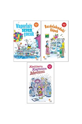 Behiç Ak Gülümseten Öyküler 3 Kitap Set - Vapurları Seven Çocuk - Buzdolabındaki Köpek