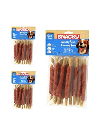 Neo Pet Market Snacky Munchy Ördek Sargılı Köpek Ödül 10 lu 13 cm 120 Gr-3 Paket