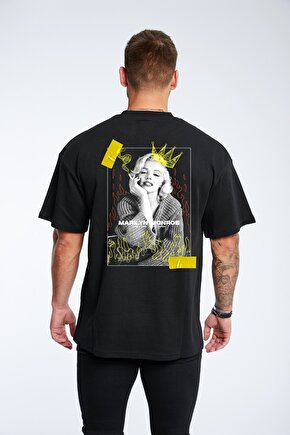 Marilyn Monroe Beter Me Baskılı Oversize Tshirt